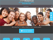 Tablet Screenshot of delucadentalcare.com